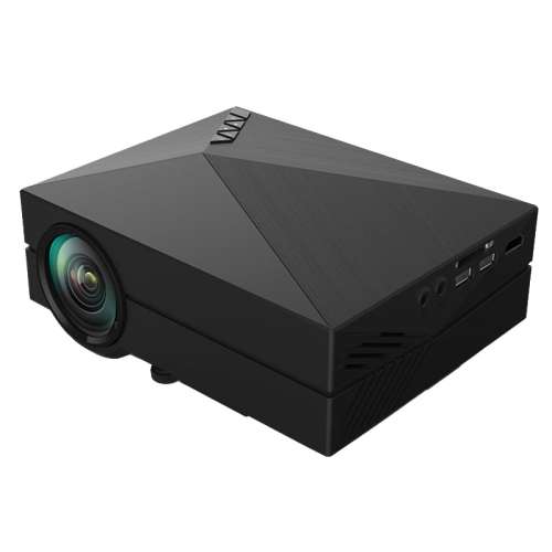 Free Shipping!!GM60 1000LM 800x480P LED Projector for Home Theater, Support HDMI / VGA / AV-in / SD