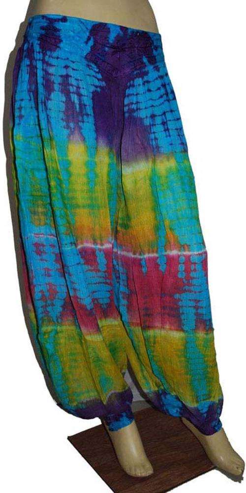Ladies Harem Pants Tie Dye Pattern from India
