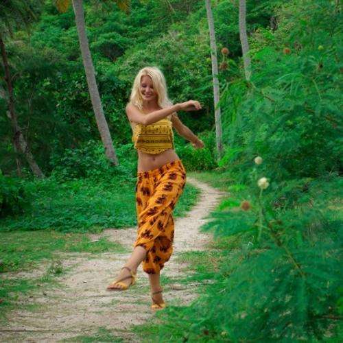 BAGGIE HIPPIE ELEPHANT PRINT YOGA PANTS  from India