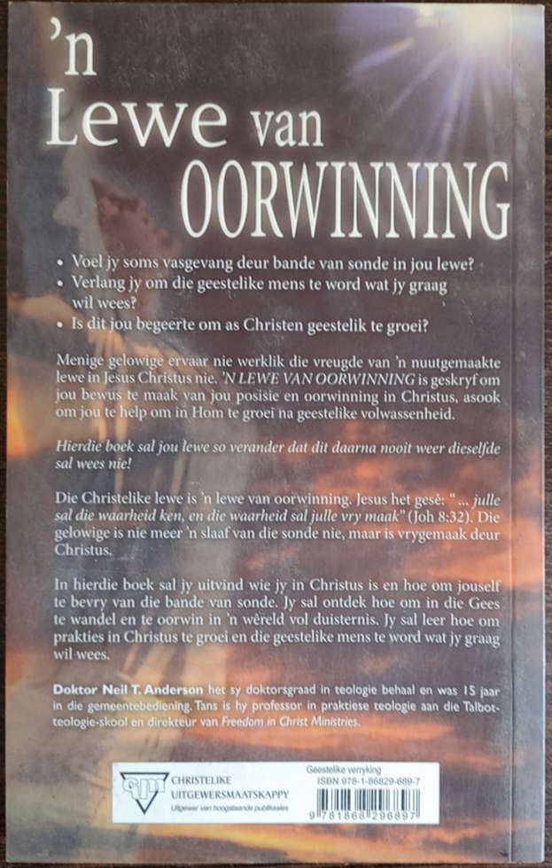 `n Lewe van Oorwinning by Neil T. Anderson - SOFT COVER