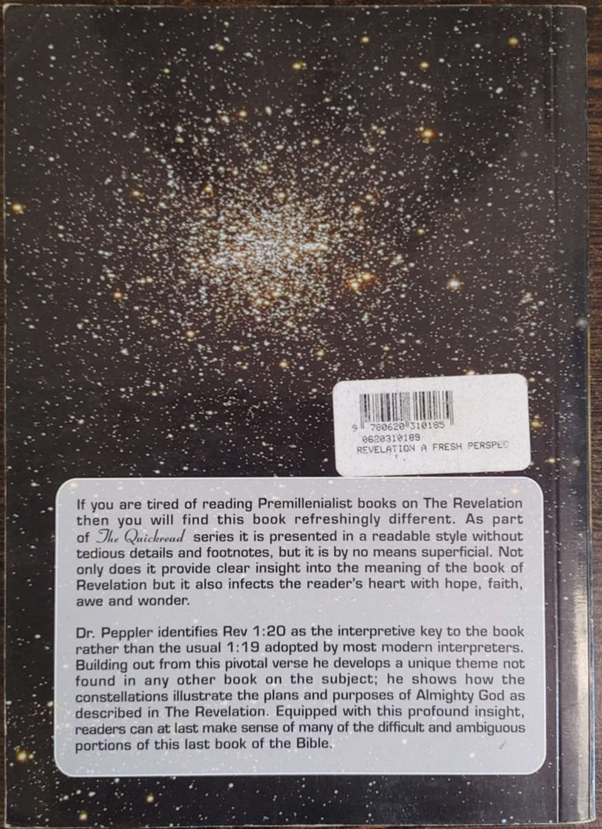 Revelation A Fresh Perspective by Dr. Christopher Peppler - SOFT COVER