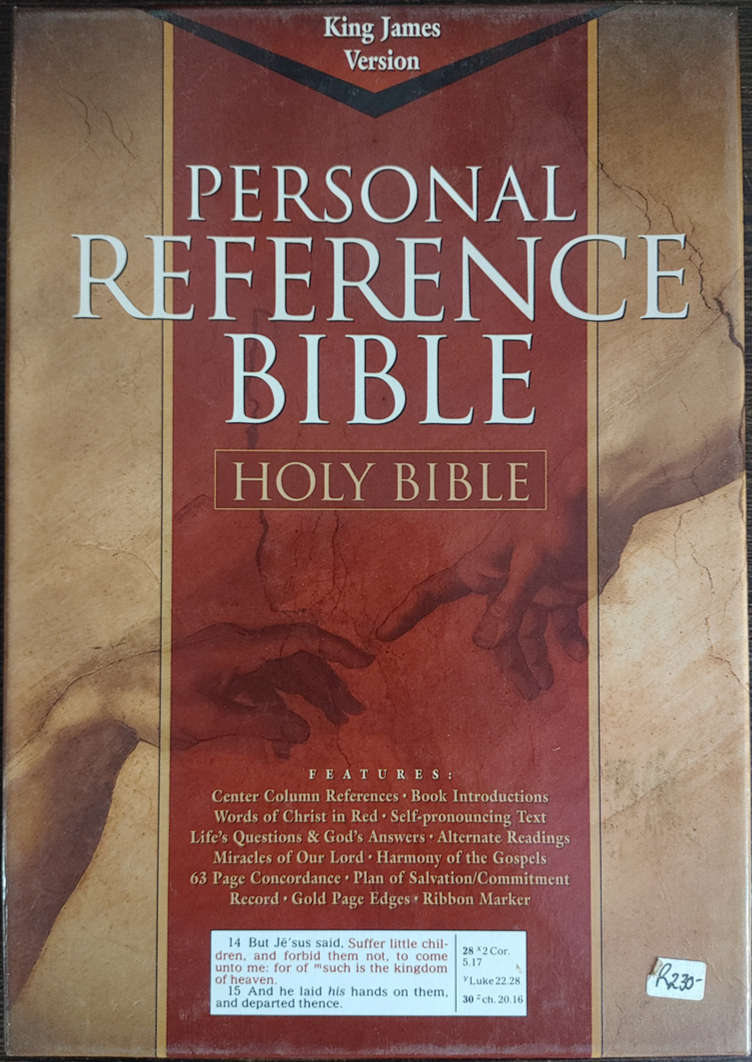 Holy Bible: Personal Reference Bible - King James Version - SOFT COVER