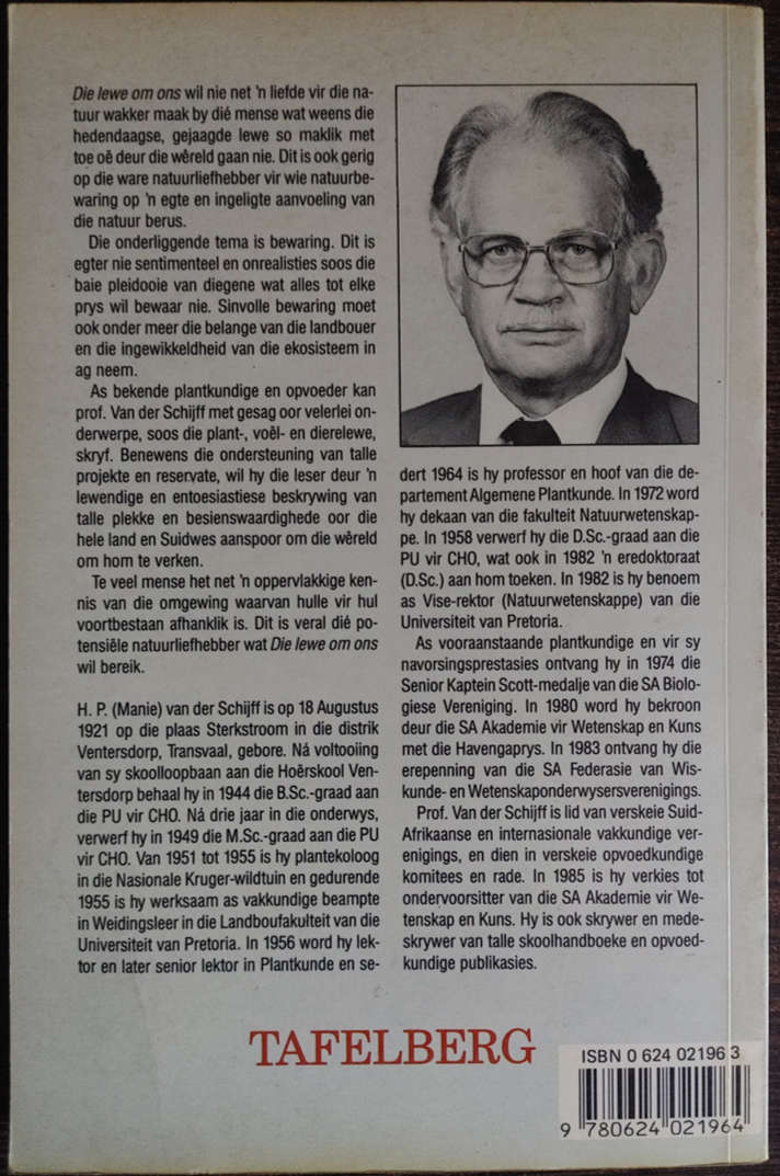 Die Lewe om Ons by Manie van der Schijff - SOFT COVER