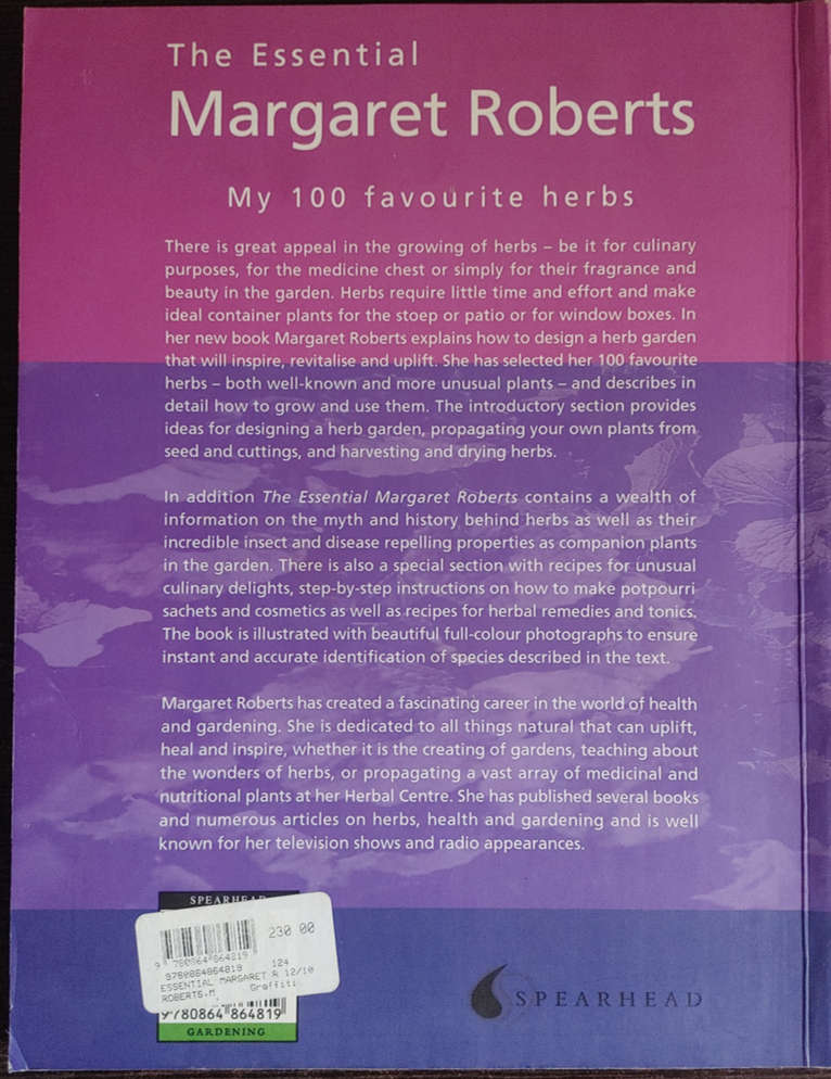 The Essentia Margaret Roberts - SOFT COVER