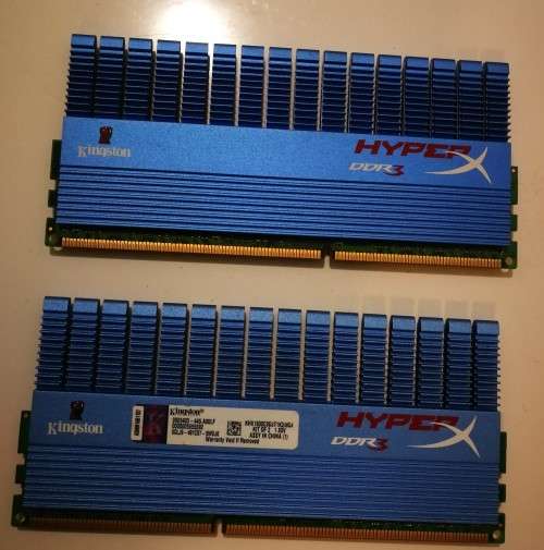 Kingston HyperX 8GB DDR3 (set of 2 x 4GB)