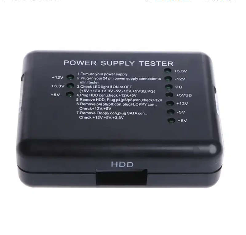 Computer PC Power Supply Tester ATX/ITX/HDD/SATA/BYI Connector power supply Tester