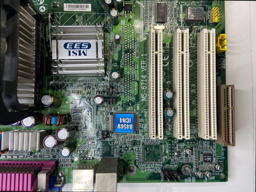 Intel Pentium 4 CPU + Motherboard + 768 MB RAM Combo