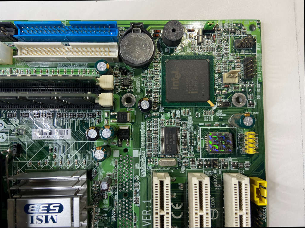 Intel Pentium 4 CPU + Motherboard + 768 MB RAM Combo