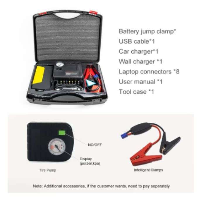 Portable Car Jump Starter Power Bank