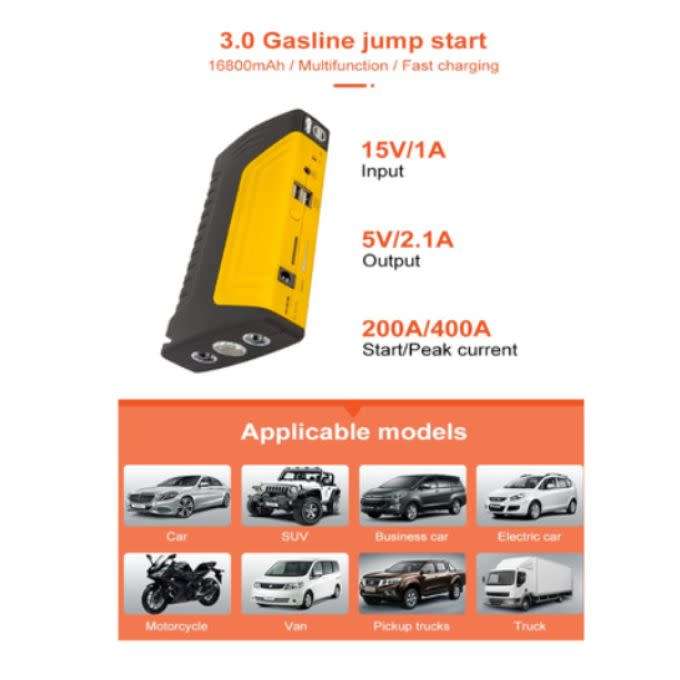 Portable Car Jump Starter Power Bank