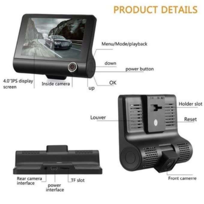 Jiageng 3 Camera in 1 Dashboard Camera