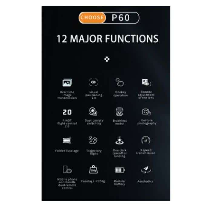 P60 Smart 4K PRO series drone