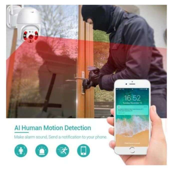 HD SMART Security outdoor IP66 camera (PTZ)