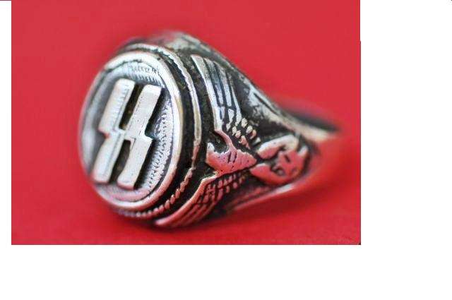 ww2 German Silver SS Ring