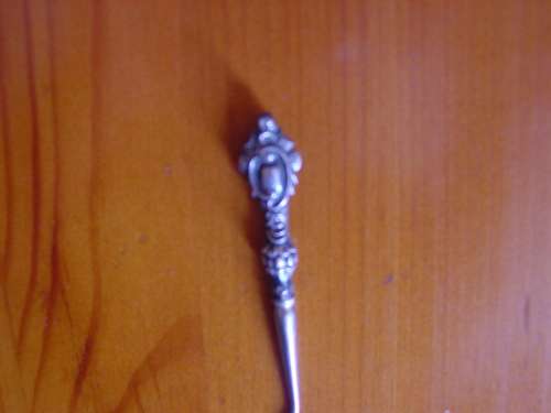 Antique English Silver Button Hook