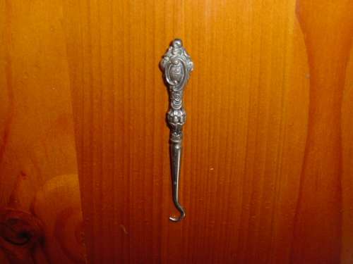 Antique English Silver Button Hook