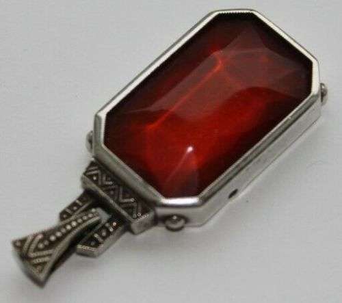 Silver Pendant No Red Stone