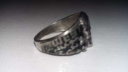 WW11 WW2 GERMAN SKULL RING