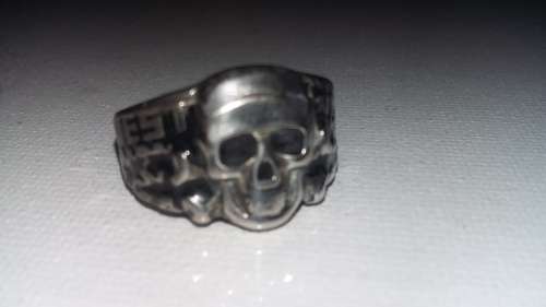 ww2 GERMAN WESTWALL SKULL RING