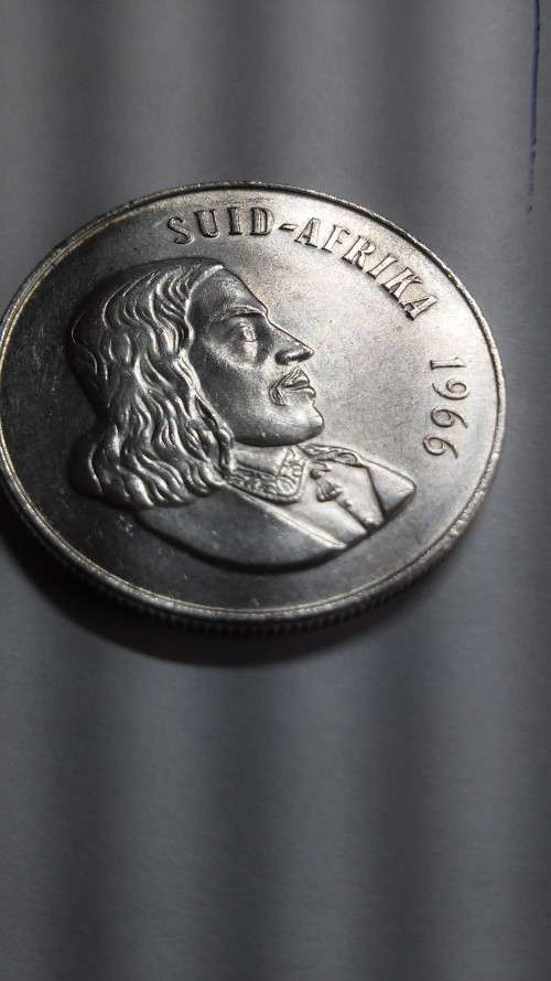 1966 SOUTH AFRICA R1 ONE RAND COIN