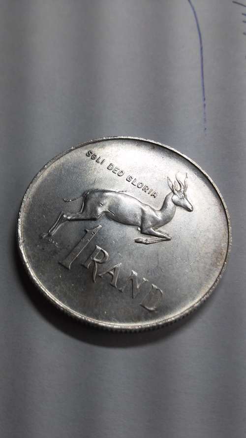 1966 SOUTH AFRICA R1 ONE RAND COIN