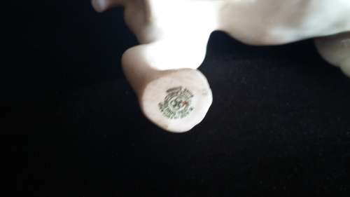 RARE ROYAL DOULTON BULL-DOG WITH MAKERS MARK