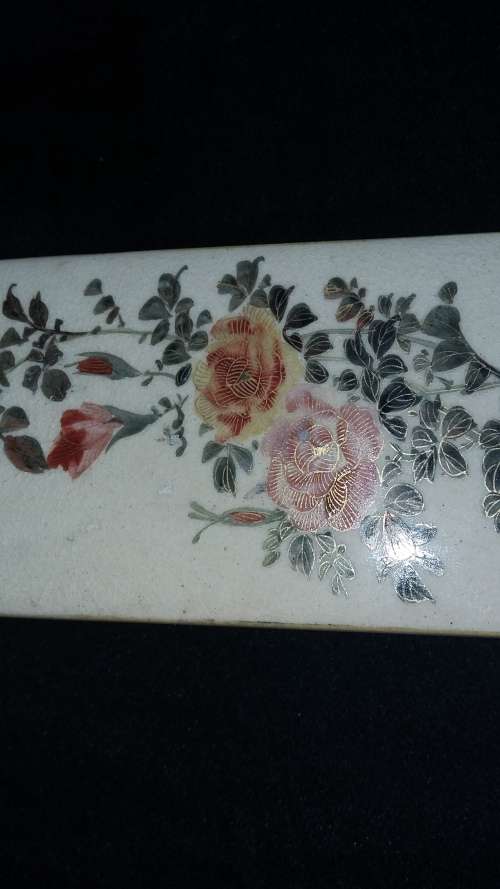 ANTIQUE CHINESE DOUBLE-SIDED VASE - SIGNED!