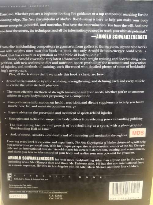Arnold Schwarzenegger The New Encyclopedia of Modern Bodybuilding