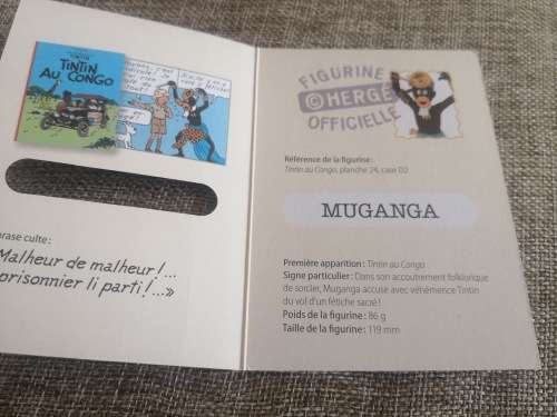 Tintin in the Congo - Muganga figurine