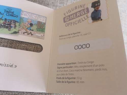 Tintin In The Congo - Coco figurine