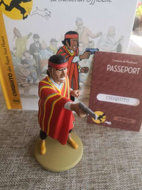 Tintin - The Prisoners of the Sun - Chiquito Figurine