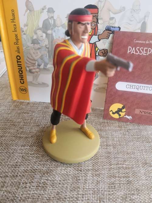 Tintin - The Prisoners of the Sun - Chiquito Figurine
