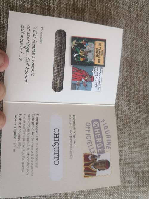 Tintin - The Prisoners of the Sun - Chiquito Figurine