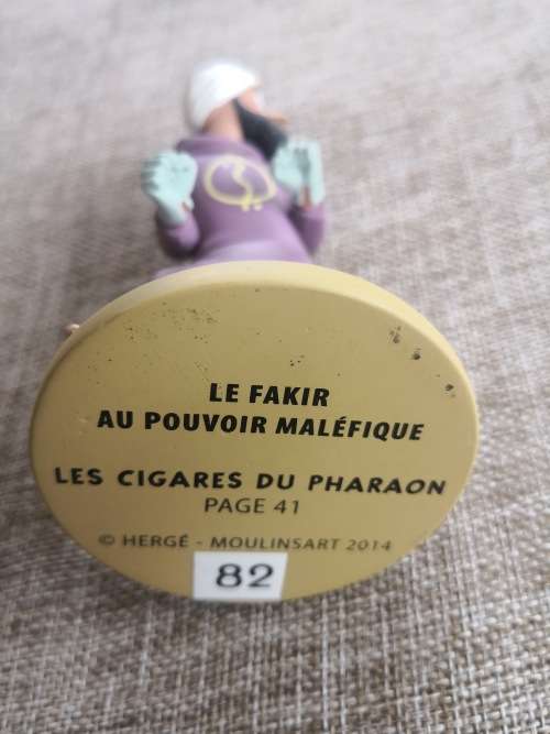 Tintin - The Cigars of the Pharoah - The Evil Fakir from page 41