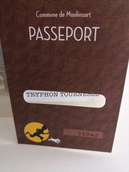 Tintin - Destination Moon - Professor Calculus - with hearing aid - from page 43