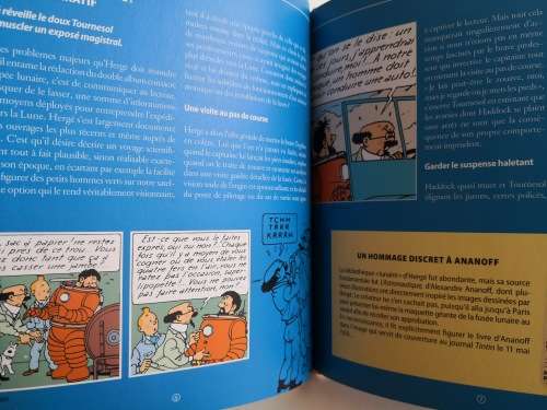 Tintin - Destination Moon - Professor Calculus - with hearing aid - from page 43