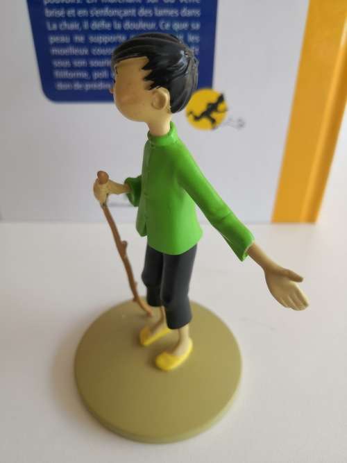 Tintin - The Blue Lotus - Tchang - indicates