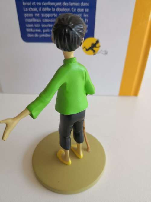 Tintin - The Blue Lotus - Tchang - indicates