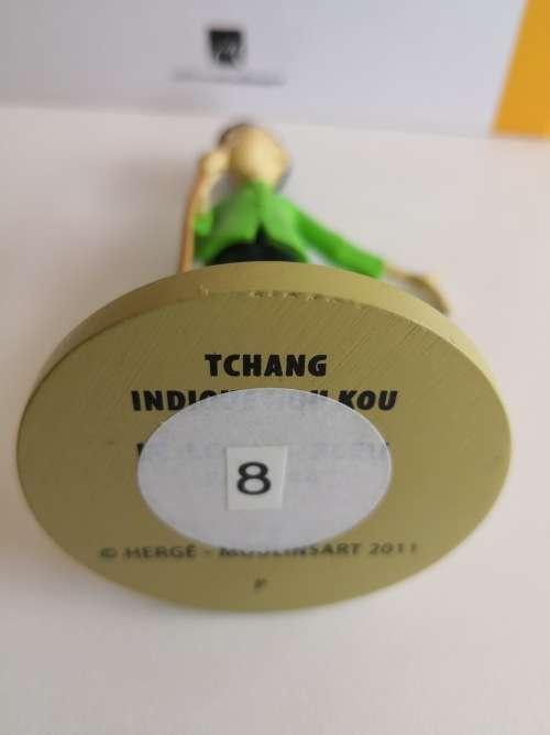 Tintin - The Blue Lotus - Tchang - indicates