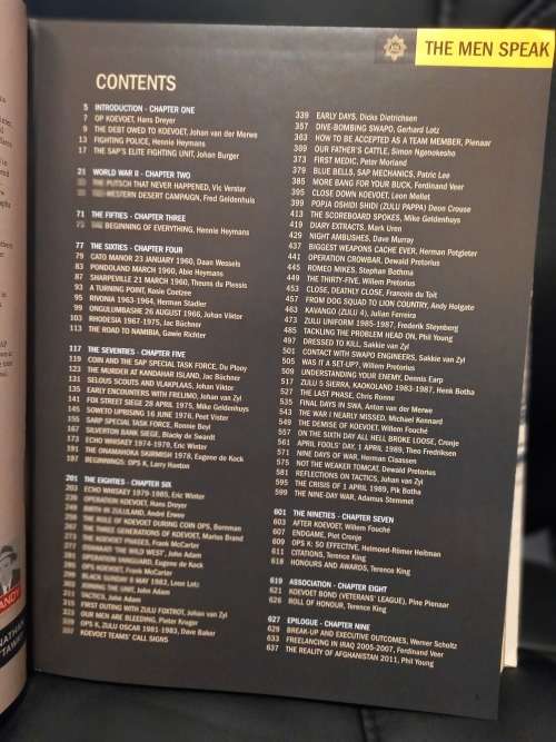 Koevoet -  SAP - The Men Speak - Jonathan Pittaway **SIGNED**