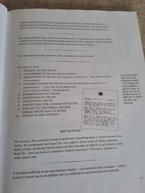 Tao of Jeet Kune Do - Brue Lee