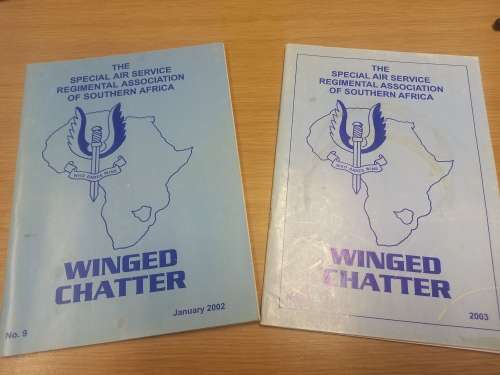 Winged Chatter - The Special Air Service Regimental Association of Southern Africa - 2002 / 2003