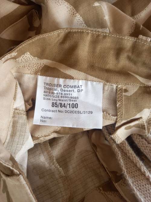 British Army Desert Pants
