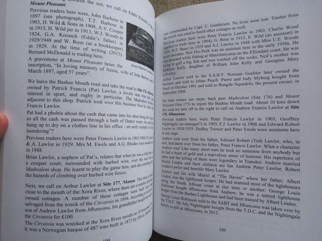 Traders and Trading Stations of the Central and Southern Transkei - 3rd edition - Mike Thompson