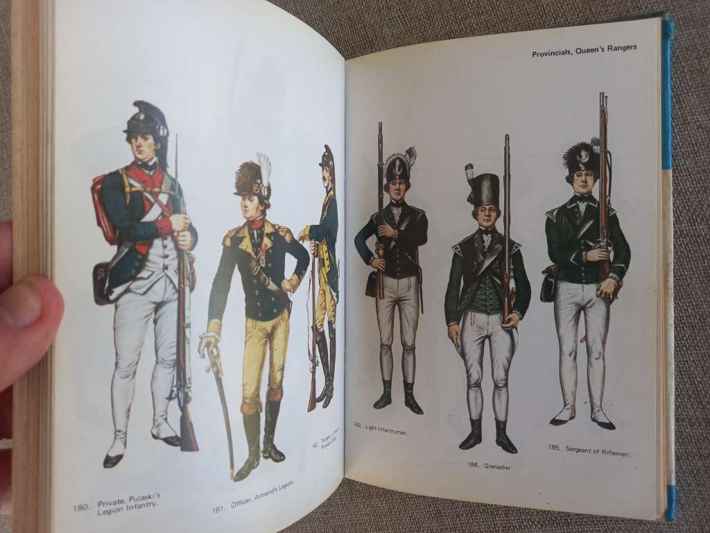 Uniforms of the American Revolution - Blandford Colour Series