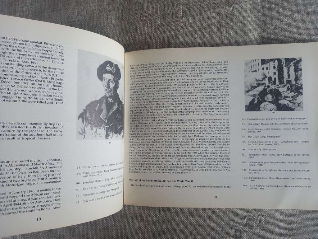 SPRINGBOK RECORD An exhibition 75 years of the history of the Defence Force - 1987 (english/Afrikaan