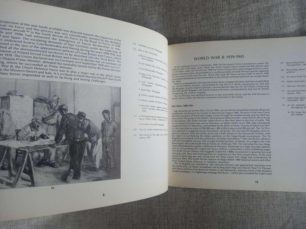 SPRINGBOK RECORD An exhibition 75 years of the history of the Defence Force - 1987 (english/Afrikaan