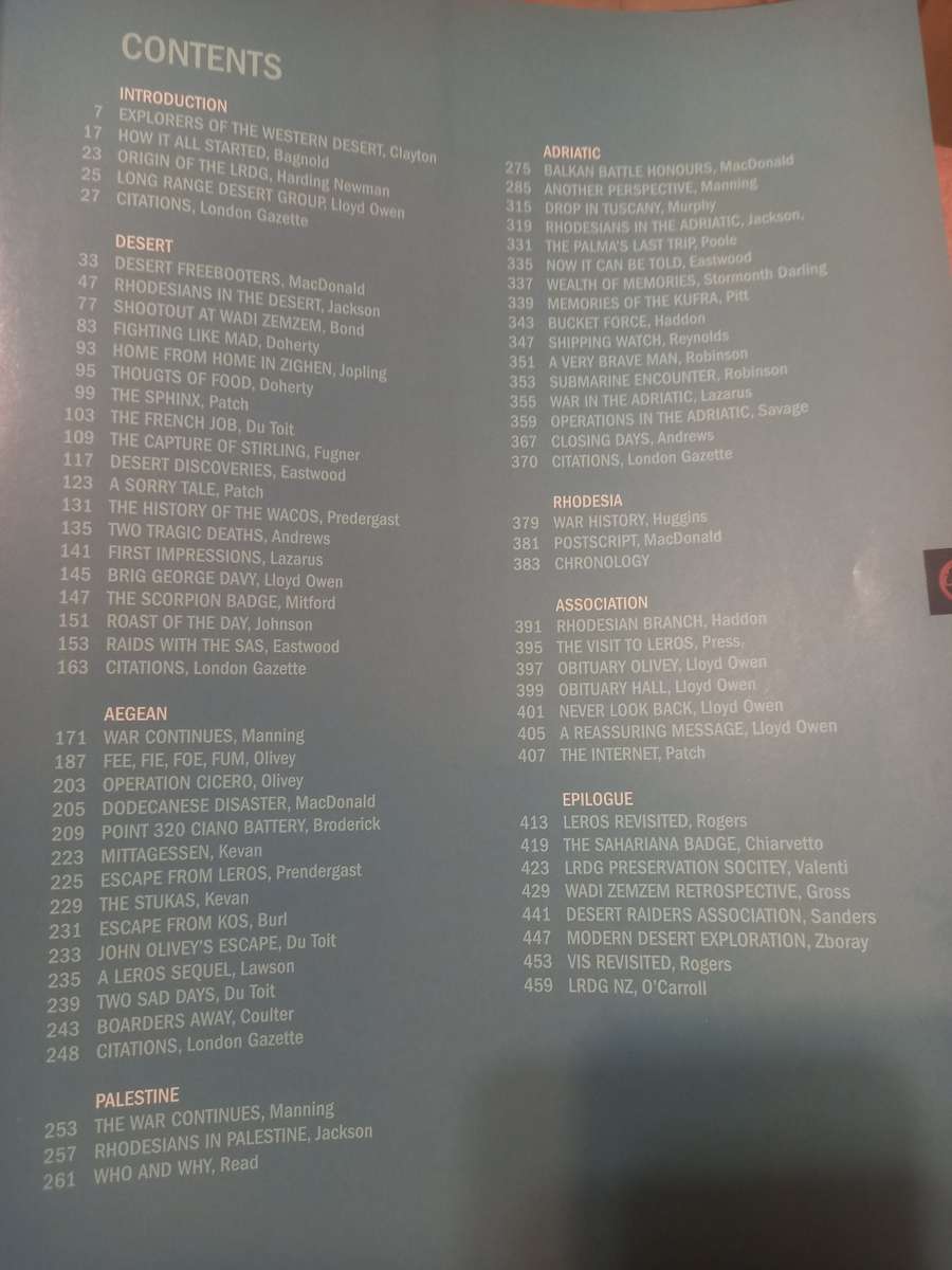 Long Range Desert Group - Rhodesia - the men speak - Jonathan Pittaway