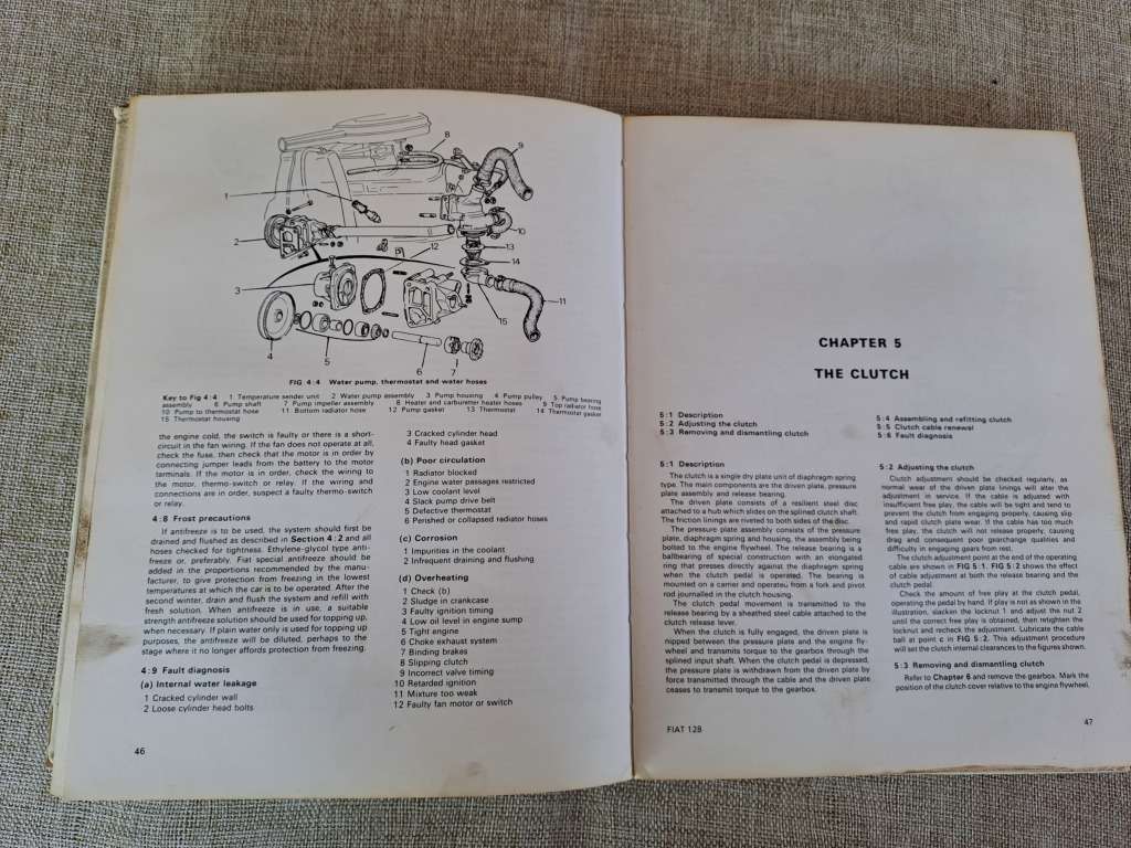 Fiat 128 Owners Workshop Manual 1969-78