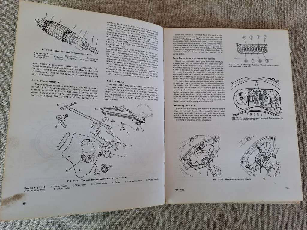Fiat 128 Owners Workshop Manual 1969-78